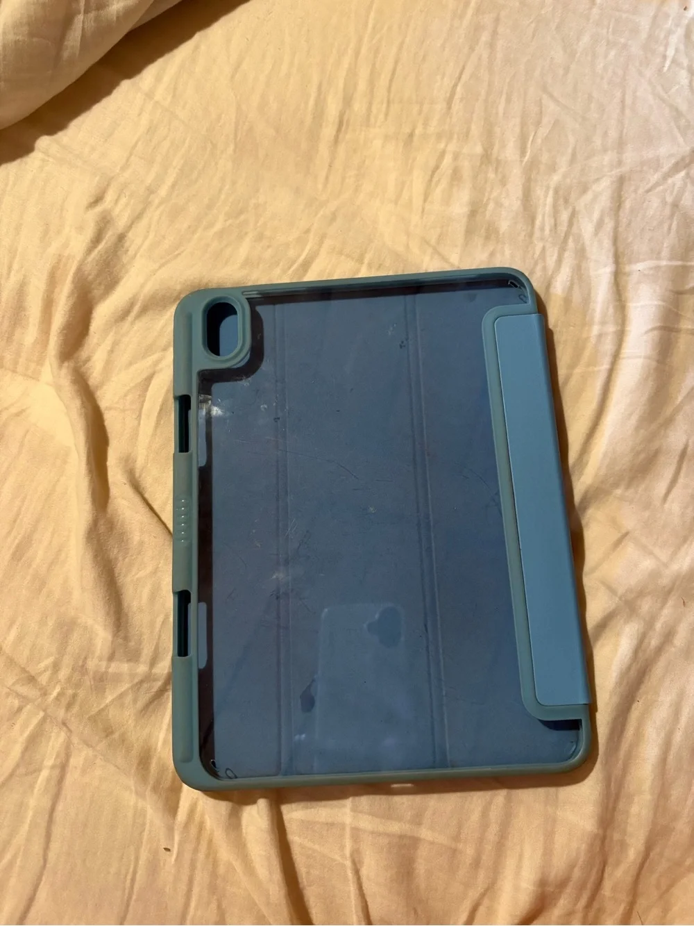 Clear Back Shockproof TPU iPad Case - Sky Blue
